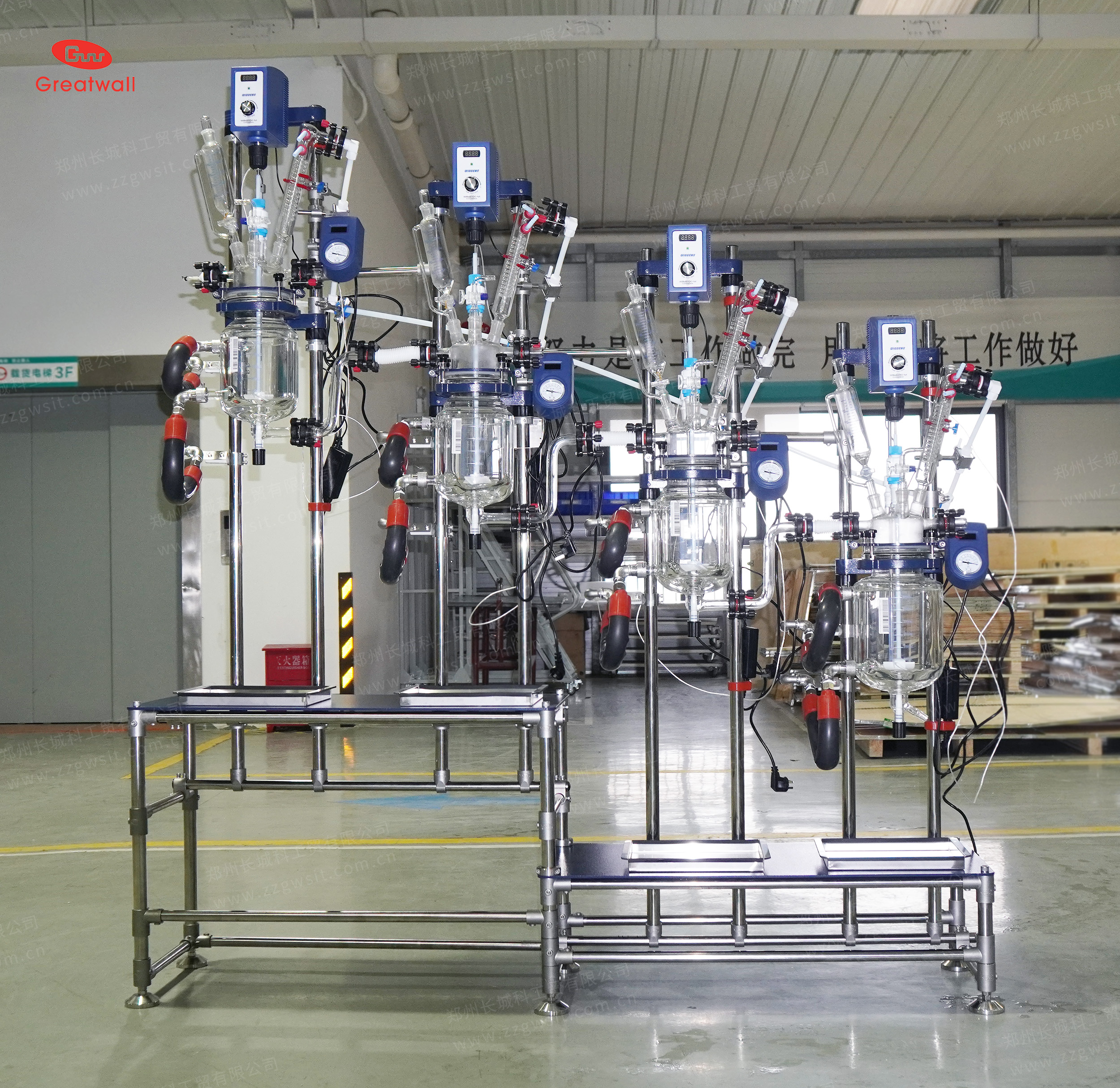 以“串聯(lián)”之智，解“效率”之困|四級串聯(lián)溢流玻璃反應(yīng)釜組合裝置：連續(xù)化反應(yīng)的模塊化解決方案！